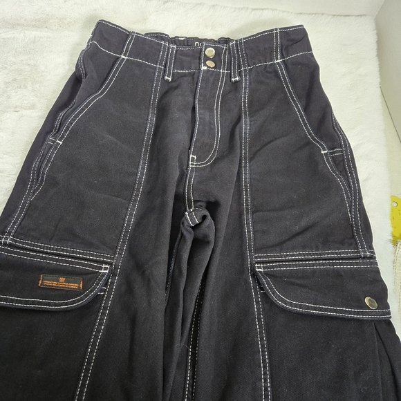 BDG / Urban Outfitters Women's Blaine High Waisted Skate Board Black Jeans Sz 26 - Picture 3 of 16